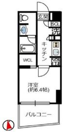 リビオ神楽坂 2階 間取り図