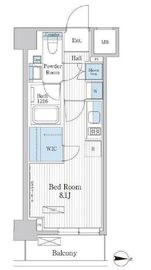 パークアクシス東陽町レジデンス 1003 間取り図