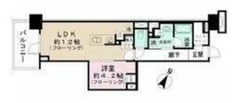 プラウド高田馬場 6階 間取り図