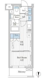 パークアクシス東陽町レジデンス 2211 間取り図