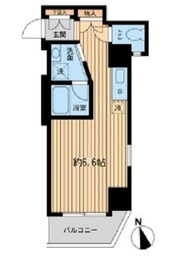 神楽坂フラッツ 402 間取り図