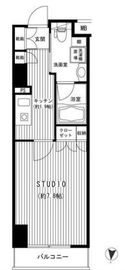 Feel A 渋谷 3階 間取り図