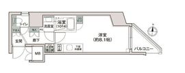 シーズンフラッツ池上 601 間取り図