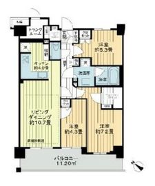 ブランズ曳舟 5階 間取り図