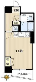 アクシア新宿御苑 2階 間取り図