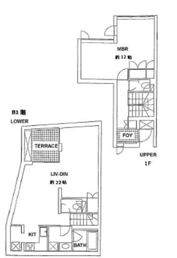 デュオ表参道 101 間取り図