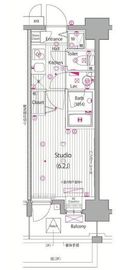 ガーラ・ヴィスタ大井仙台坂 7階 間取り図