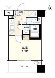 プライブ恵比寿 6階 間取り図