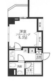 レジディア桜上水 301 間取り図