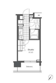 LaSante千駄木 (ラサンテ千駄木) 402 間取り図