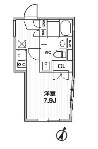 FARE恵比寿 (ファーレ恵比寿) 203 間取り図
