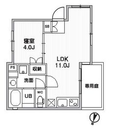 FARE恵比寿 (ファーレ恵比寿) 104 間取り図