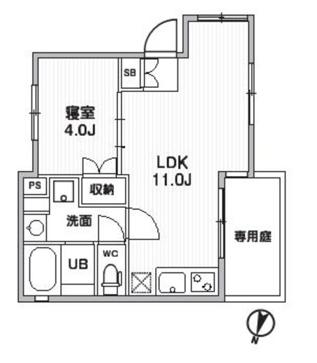 FARE恵比寿 (ファーレ恵比寿) 204 間取り図