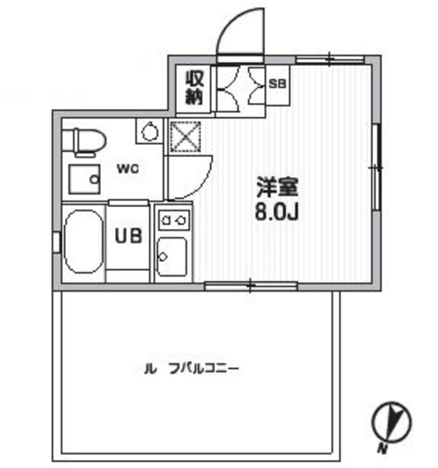 FARE恵比寿 (ファーレ恵比寿) 304 間取り図