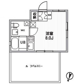 FARE恵比寿 (ファーレ恵比寿) 304 間取り図