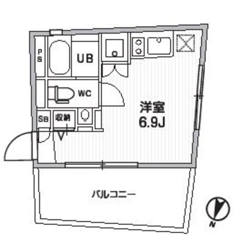 FARE恵比寿 (ファーレ恵比寿) 301 間取り図
