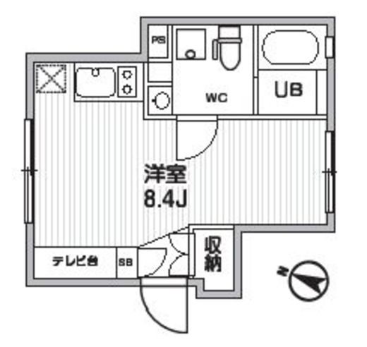 FARE恵比寿 (ファーレ恵比寿) 102 間取り図
