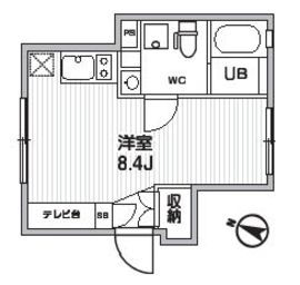 FARE恵比寿 (ファーレ恵比寿) 102 間取り図