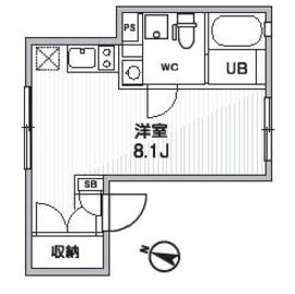 FARE恵比寿 (ファーレ恵比寿) 202 間取り図