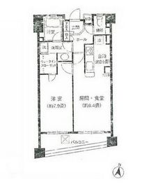 ノールフラット南麻布 703 間取り図