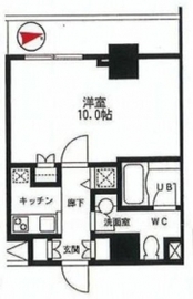 カスタリア門前仲町2 711 間取り図