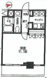 カスタリア門前仲町2 904 間取り図