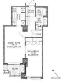 元麻布ヒルズ フォレストタワー 9階 間取り図