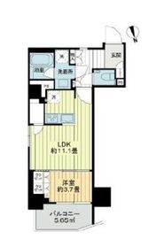 A-standard本郷三丁目 13階 間取り図