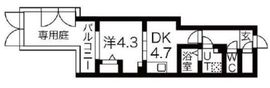 ルネサンスコート祐天寺 106 間取り図