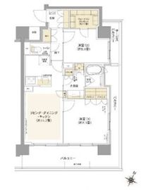 コムレジ赤羽 209 間取り図