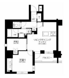 アトラス北品川 2階 間取り図