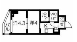 スパシエ蒲田グランドタワー 9階 間取り図