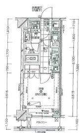 ピアース下北沢 地下1階 間取り図