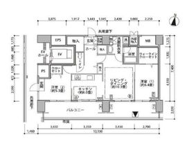 東雲キャナルコートCODAN 17-807 間取り図