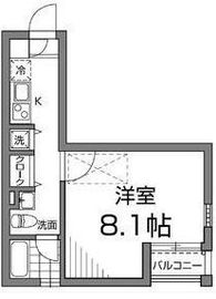 M's麻布十番 201 間取り図