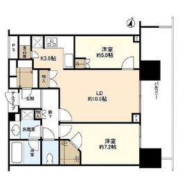 二子玉川ライズタワー 27階 間取り図