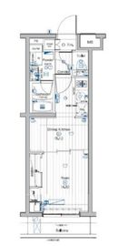 プレミアムキューブ大岡山DEUX 4階 間取り図