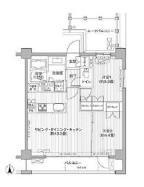 グランフェリシア経堂赤堤 3階 間取り図