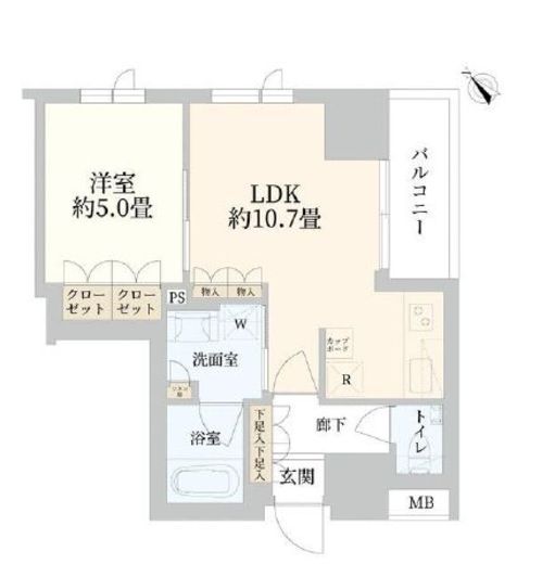 グリーンパーク日本橋横山町 2階 間取り図