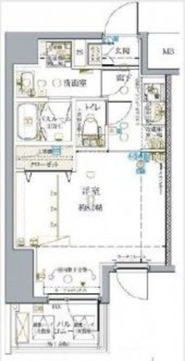 クレヴィスタ亀戸4 5階 間取り図