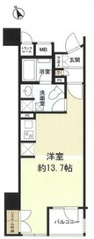 イトーピア池袋メトロポリタン 8階 間取り図