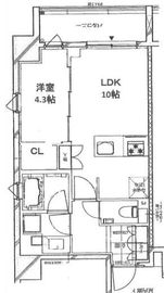 L'GENTE池袋立教通り (ルジェンテ池袋立教通り) 7階 間取り図