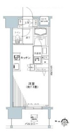 パークキューブ板橋本町 705 間取り図