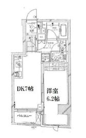 デュオスカーラ神楽坂タワー 7階 間取り図