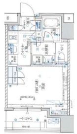 アトラス日本橋鞍掛 3階 間取り図