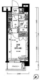 パレステュディオ代々木上原 1階 間取り図