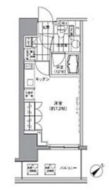 パークハビオ渋谷 210 間取り図