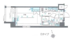 ZOOM品川南 4階 間取り図