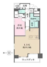 パークフラッツ日本橋馬喰町 1101 間取り図