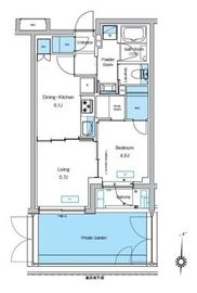 プレディアコート代々木上原 107 間取り図